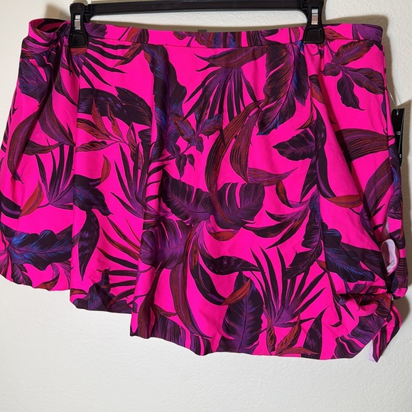 TORRID 4 swimsuit 2 piece pink tropical - Picture 11 of 13